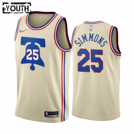 Maillot Basket Philadelphia 76ers Ben Simmons 25 2020-21 Earned Edition Swingman - Enfant
